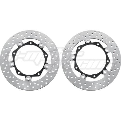 267MM Motorcycle Front Floating Brake Discs Rotors For Yamaha XP530 T-max530 2013 - 2014 ABS Model 2015 - 2018 2016 2017