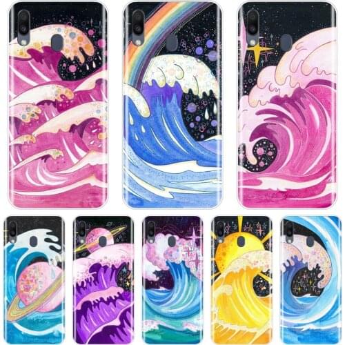 Star Waves Love Pink Back Cover For Samsung Galaxy M40 M30 M20 M10 Soft Silicone Phone Case For Samsung Galaxy M10 M20 M30 M40