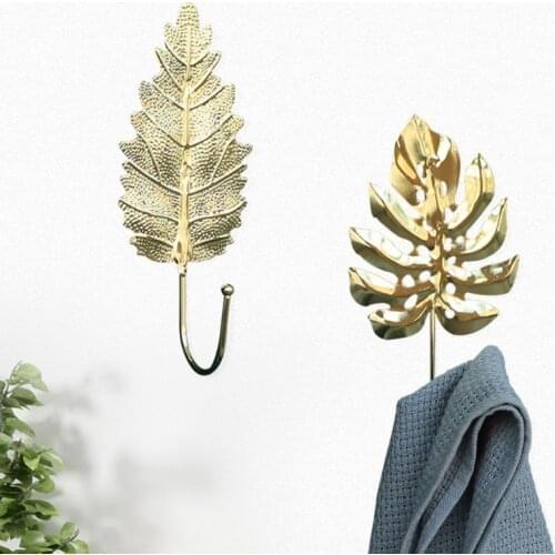 Nordic Modern Turtle Back Leaf Hook Creative Door Entry Living Room Art Key Hanger Coat Hook Coat Hook Home Storage