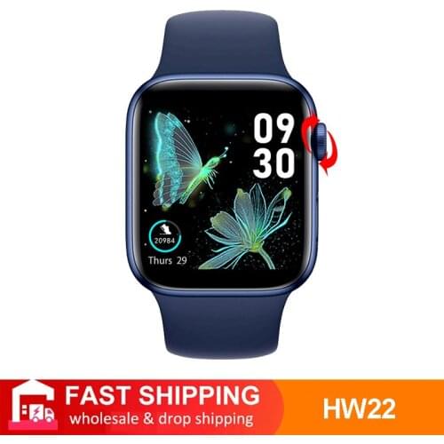 2021 HW22 Smartwatch Series 6 1.75 inch HD Screen Bluetooth Call DIY Watchfaces Clock Smart Watch For Android IOS PK HW12 HW16
