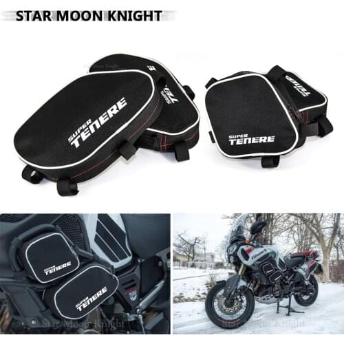 Motorcycle Bumper Frame Bags Repair Tool Placement Waterproof Bag Package Toolbox For Yamaha XT1200Z XTZ1200 Super Tenere 2010
