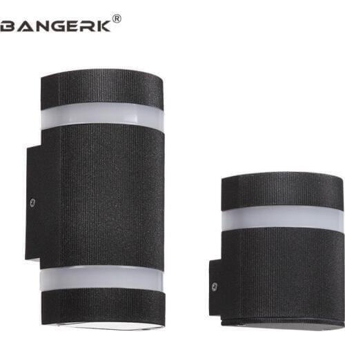 Outdoor Waterproof IP54 LED Porch Lights Modern Wall Lamp Up Down Aluminium Wall Sconce Light Garden Balcony Lighting Fixtures