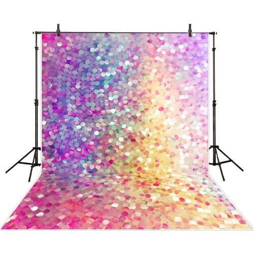 Dots Children Baby Sparking Lighting Birthday Photography Backdrop for Kids Baby Photography Background Custom Child Photos