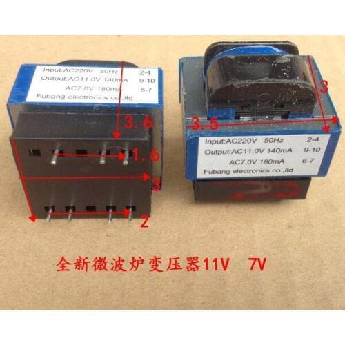 Microwave oven parts transformer from 220V to 11V or 7V GAL3515E-WDB-01