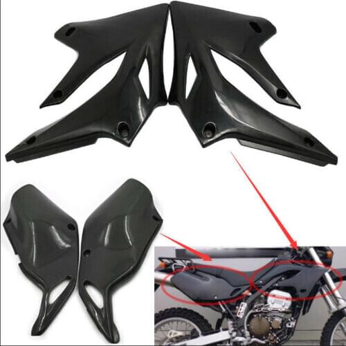 Pair of 2 Front Rear Side Plastic Covers Side Fairing Cowl For Kawasaki KLX250 KLX300 1993 - 2007 KLX 250 300