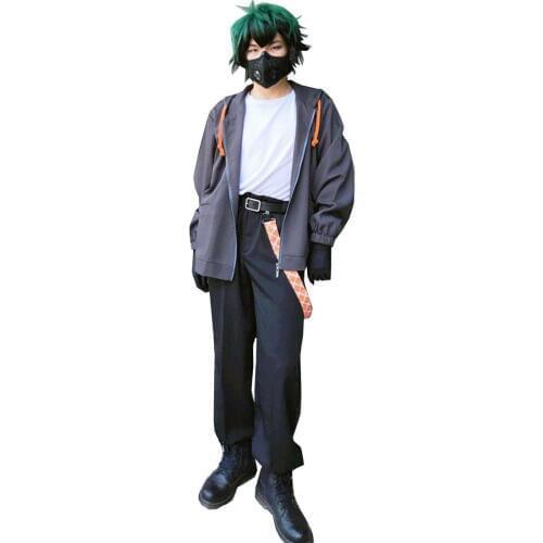 2019 Cosplay Costume My Hero Academia Boku no Hero Academia Izuku Midoriya Game Anime Halloween Black Version