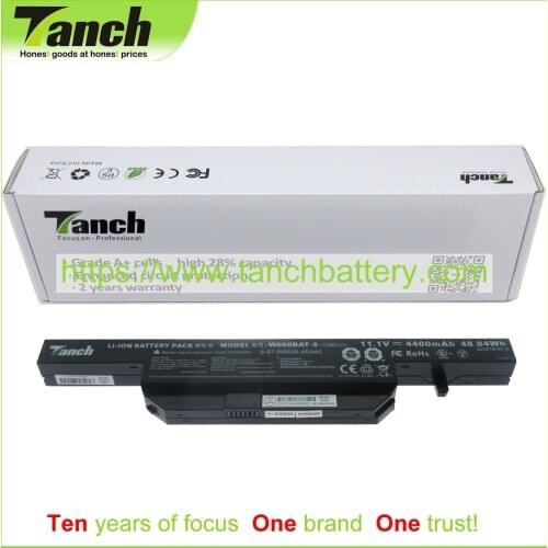 Tanch Laptop Battery for CLEVO W650BAT-6 6-87-W650S-4D7A2 6-87-W650S-4D4A2 6-87-W650S-4D4A1 6-87-W650S-4E7 11.1V 6cell