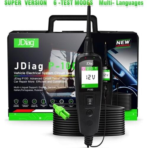 P100 Automotive Cars Electric Circuit Tester Power Probe Power Test Kit Diagnostic Tool AC Voltage Detector