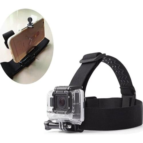 Action Camera Black Head Strap Mounts 4K SJCAM Android Phone IPhone Mini Itx Case