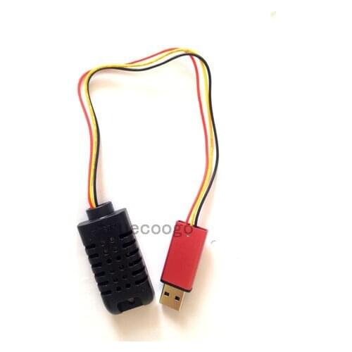 Temperature and Humidity Sensor AM2301 USB Interface Computer Display