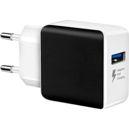 Home Travel Single USB Wall Plug-in AC Charger Adapter for Phone Tablet USB-enabled Devices
