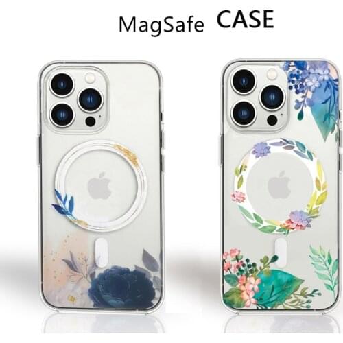 Flowers Pattern Frosted PC Back 3D Floral Girls Woman and Soft TPU Bumper Protective Silicone Slim Case for iPhone