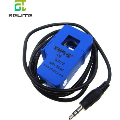 Non-invasive Split Core Current Transformer AC current sensor 50A 100A SCT-013-000