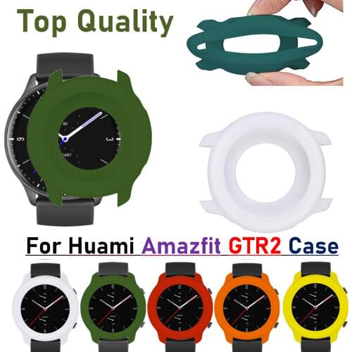 Newest Silicone Watch Cases Cover For Xiaomi Huami Amazfit GTR 2 Band Screen Protective Frame Shell for Huami Amazfit GTR2 Case