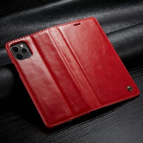 CaseMe Luxury Leather Case For iPhone 11 Pro Case Magnetic Card Wallet Cover For iPhone 11 Pro Max /For iPhone 11Flip Phone Case