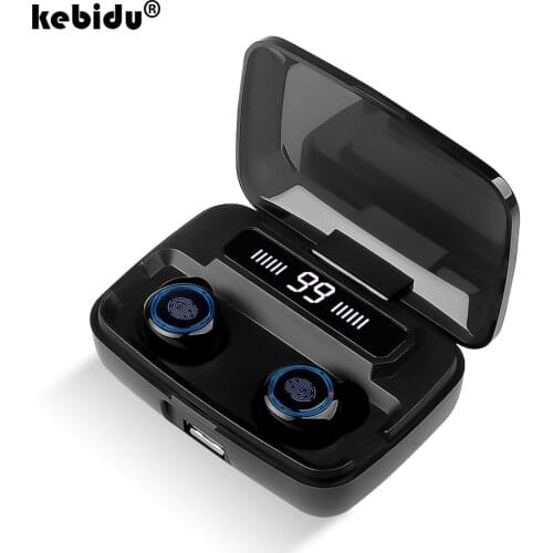 3500mAh LED TWS Bluetooth Wireless Earphone Headphones Earbuds Touch Control Sport Headset Noise Cancel for Phone Earphones