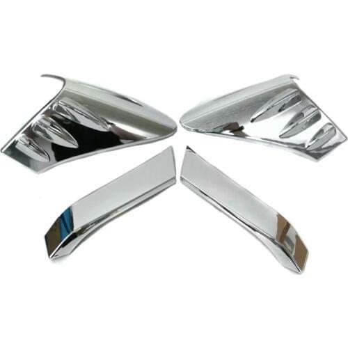 For Toyota C-HR CHR 2017 2018 Car Chrome Styling ABS Rear Tail Light Lamp Cover Trim Protective Decoration Exerior Accessories