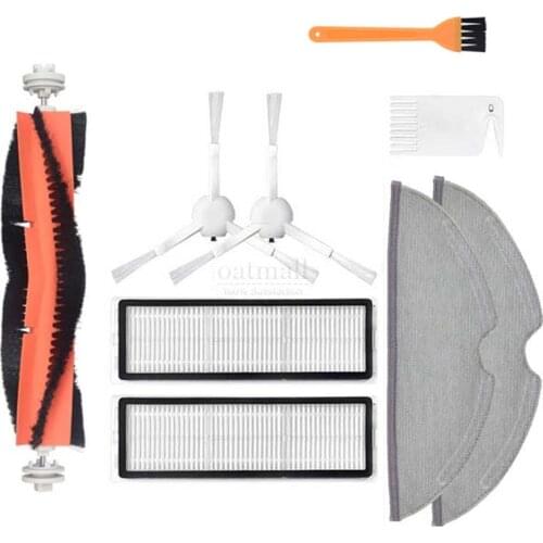 Vacuum Parts For Xiaomi MI Robot Vacuum-Mop Mijia 1C 1T STYTJ01ZHM Dreame F9 Robot Cleaner Main Roller Brush Hepa Filter