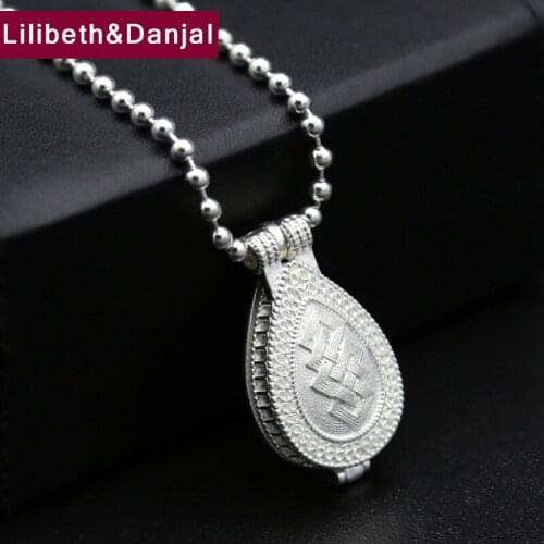 Can Be Opened To Load Things Gawu Box Pure 925 Sterling Silver Necklace Pendant Vintage Jewelry Women Men 2021 Free Shipping P28