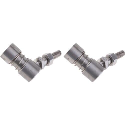 2 Pieces 304 Stainless Steel Grade Ball Joint for Push Pull Throttle Cables