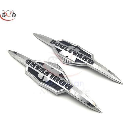 3D Fuel Tank Emblem Badge Decals Sticker Tank Pad Protector Stickers For Suzuki BOULEVARD C50 C90 C109R M50 M90 M109R