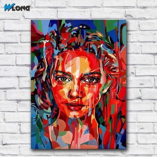 Printing Abstract this is my sweet spot Girl Painting Wall Art Picture Home Decor Living Room Modern Canvas Print Paintings