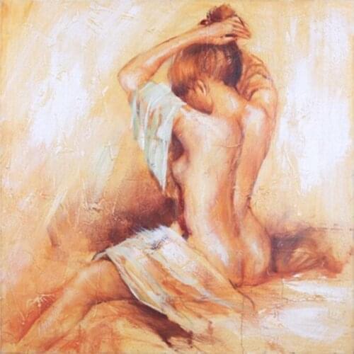 New Diamond Mosaic Round Diamond Embroidery Naked woman Diy Diamond Painting Cross Stitch Rhinestones Handwork Kits