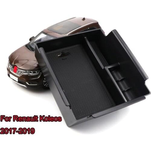 Car-Styling Car Central armrest box storage box decoration For Renault Koleos 2017-2018-2019