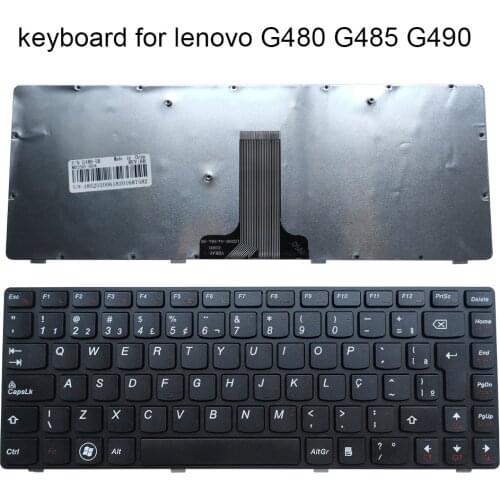 Brazil replacement Keyboards for Lenovo G480 G485 B480 B485 Z380 G410 G490 G405 Brazilian computer notebook keyboards MB290-004