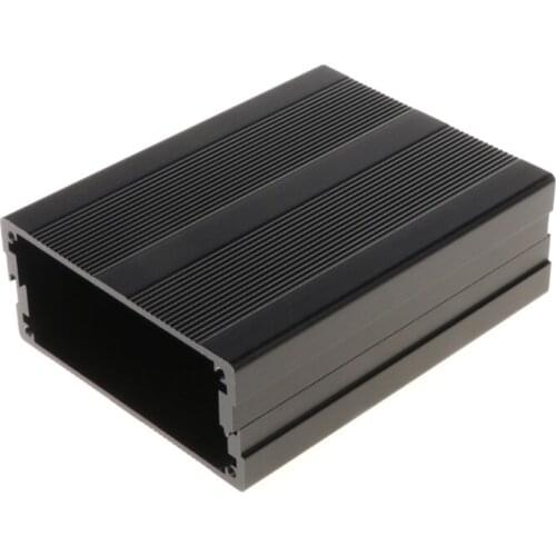 Black 100x76x35mm Corrosion Resistant Aluminum Split Body Aluminum Box Enclosure Case Project Electronic DIY
