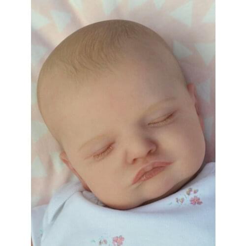 RSG 20inch Reborn Doll Parts Premie Baby Rosalie Sleeping Baby Lifelike Real Soft Touch Unfinished DIY Blank Doll Kit