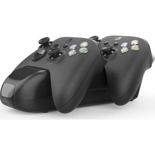 For -XboxSeries X/S Wireless Controller Aircraft Seat Dual Dock Charging Station D08A