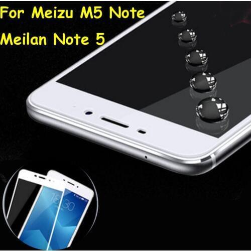 For Meizu M5 Note / Meilan Note 5 Full Cover Tempered Glass Screen Protector Ultra Thin Premium Explosion-proof Protective Film