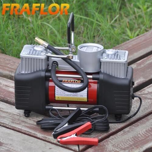 Portable DC 12V Electric Car Tyre Inflator Pump Auto Car Pump Air Compressor Pressure Pre-setting Digital Car Compressor