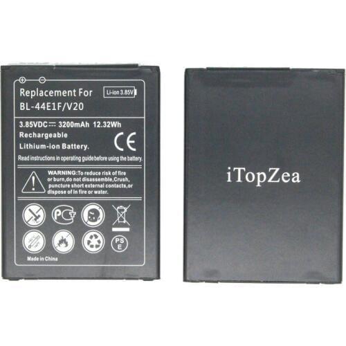 ITopZea 10pcs/lot 3200mAh / 12.32Wh BL-44E1F / BL44E1F / BL 44E1F Replacement Battery For LG V20 H990 F800