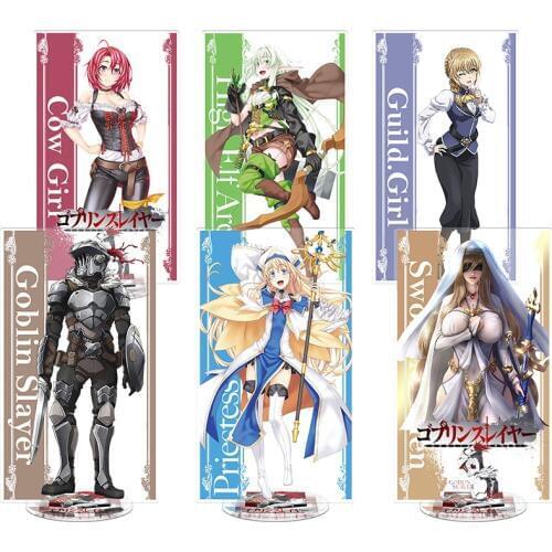Japanese anime figure Anime Acrylic Stand Model Toys Action Figure Pendant toy gift Goblin Slayer