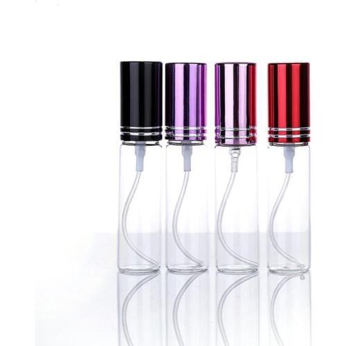 Top sale MINI 10ml metal Empty Glass Perfume Refillable Bottle Spray Perfume Atomizers Bottles LX8231