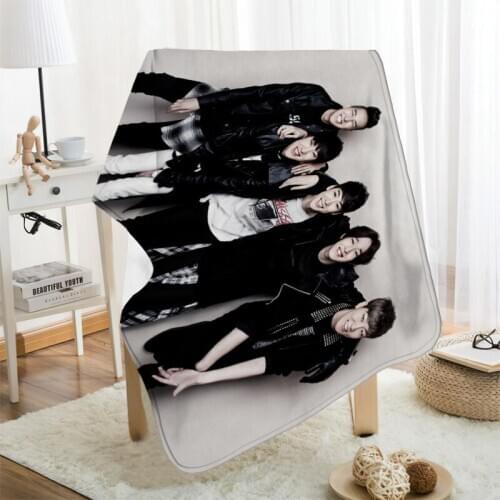 Musife Custom WINNER Flannel Blanket Design Your own Blanket Flannel Blankets for Sofa DIY Dropshipping