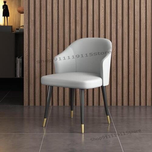 Nordic Luxury Dining Chair Modern Simple Home Fashion Back Chair Net Red Creative Personalized Desk Chair 142