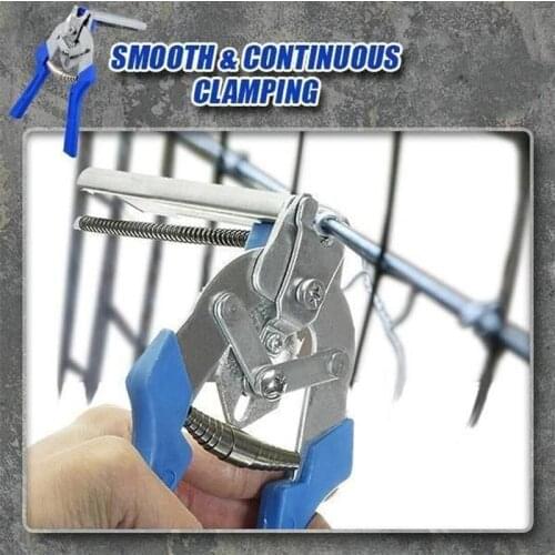 Hog Ring Plier Tool and 600pcs M Clips Staples Chicken Mesh Cage Wire Fencing Caged clamp Poultry supplies Mesh Clip Dropship