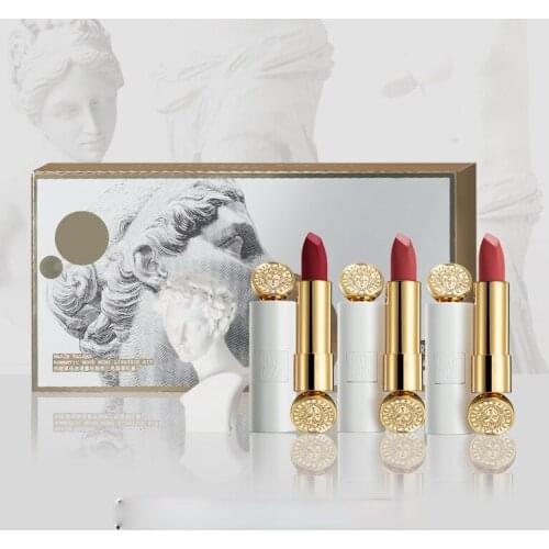 TT MARIE DALGAR Lipstick Knight White Tube Three-Color Six-Color Lipstick Gift Box