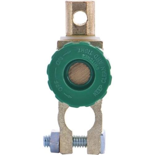 NEWCar Motorcycle Battery Terminal Link Quick Cut-Off Switch Rotary Disconnect Isolator Car Truck Parts Battery Power-off Switch