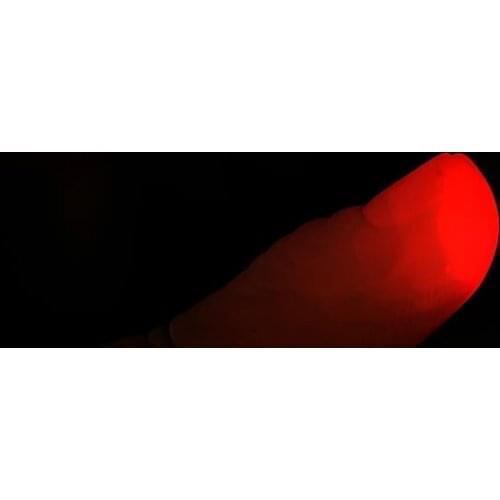 Thumbs Led Light Up Magic Tricks 2 Pcs Red Soft Thumb Tips Magic Props Funny Flashing Fingers Fantastic Glow Magician Gimmick