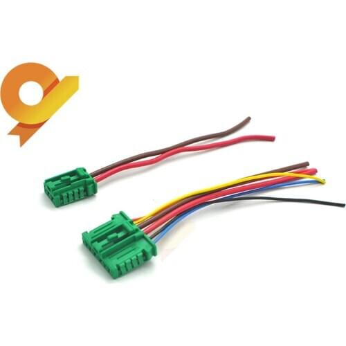 Heater blower Motor Resistor Plug Pigtail Connector For Citroen Peugeot Renault Nissan 27150-ED70A 7701048390 7701207718 6441L2