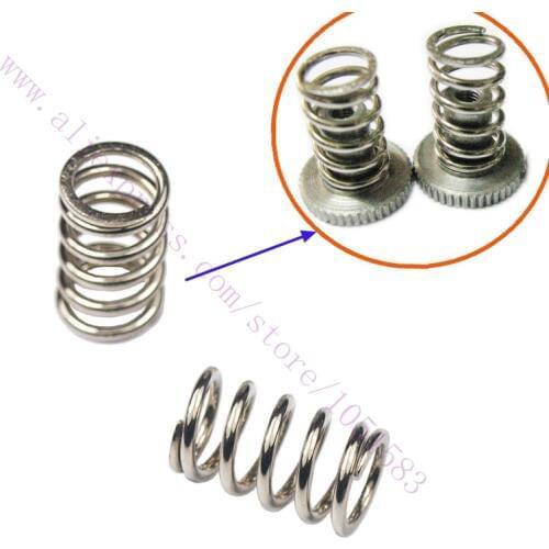 10pcs 3D Printer Ultimaker 2 Table Spring Printing Platform Spring Hot Bed Balance Springs 1.2x9.2x15mm for Ultimaker2 NO.1152