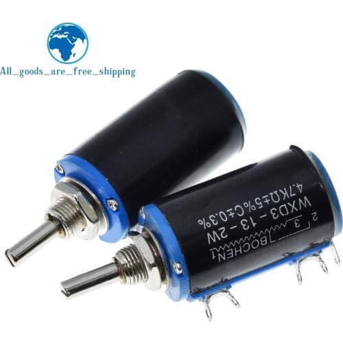 TZT WXD3-13-2W 100 200 220 470 680 R Ohm 1K 2.2K 3.3K 4.7K 5.6K 6.8K 10K 22K 33K 47K 100K Ohm Wirewound Potentiometer