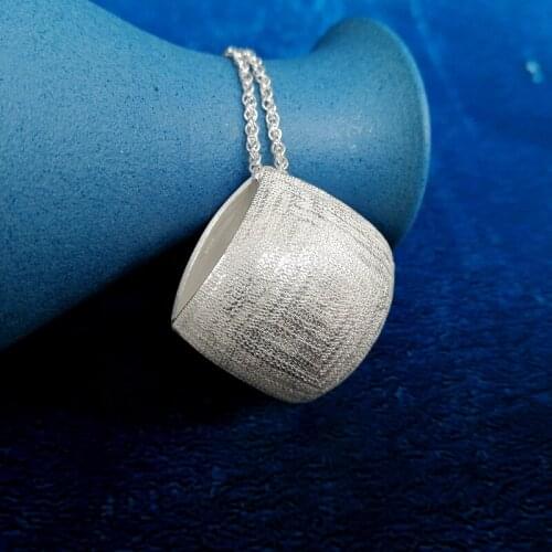 Bastiee 999 Sterling Silver Pendant For Women Vintage Ethnic Square Pendants Luxury Jewelry Hmong Handmade Miao Silver Bohemian