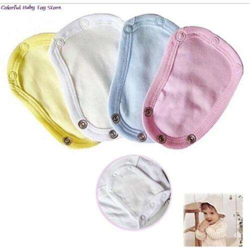 1PCS Baby Romper Crotch Extenter Child One Piece Bodysuit Extender Baby Care 13*9cm 4 Colors