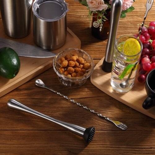 6Pcs Stainless Steel Cocktail Shaker Mixer Wine Cocktail Shaker Set Martini Shaker With Measuring Cup Beverage Bartender Bar Set