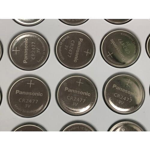 5pcs/lot New Original Panasonic CR2477 CR 2477 3V High Performance High Temperature Resistant Button Coin Battery Cell Batteries